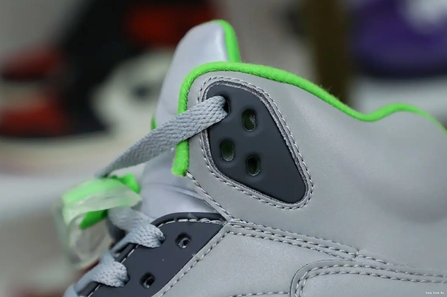 BEAN' 2022 JORDAN RETRO AIR 5 'GREEN Kimikick 0508